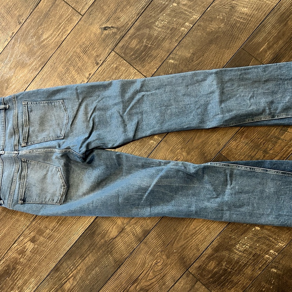 DL1961 DL Vintage Bridget Boot High Rise Instasculpt Crop Light Blue Ankle Jeans - Picture 11 of 11
